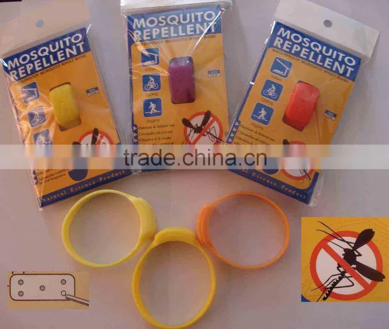 Silicone Anti Mosquito bracelet wristband Mosquito repellent band