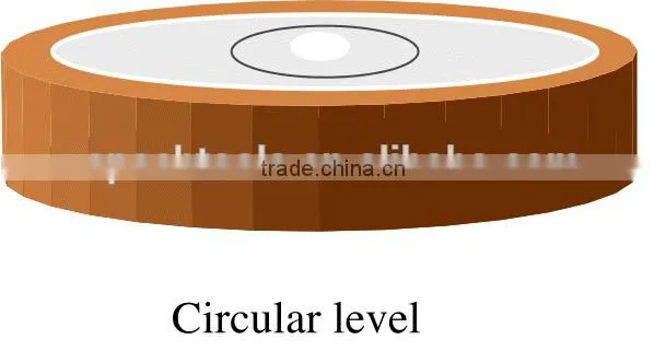 Big top grade Circular level vial