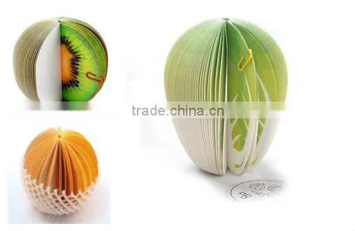 Fruit Note pad,Fruit Memo Pad,Scratch Pad