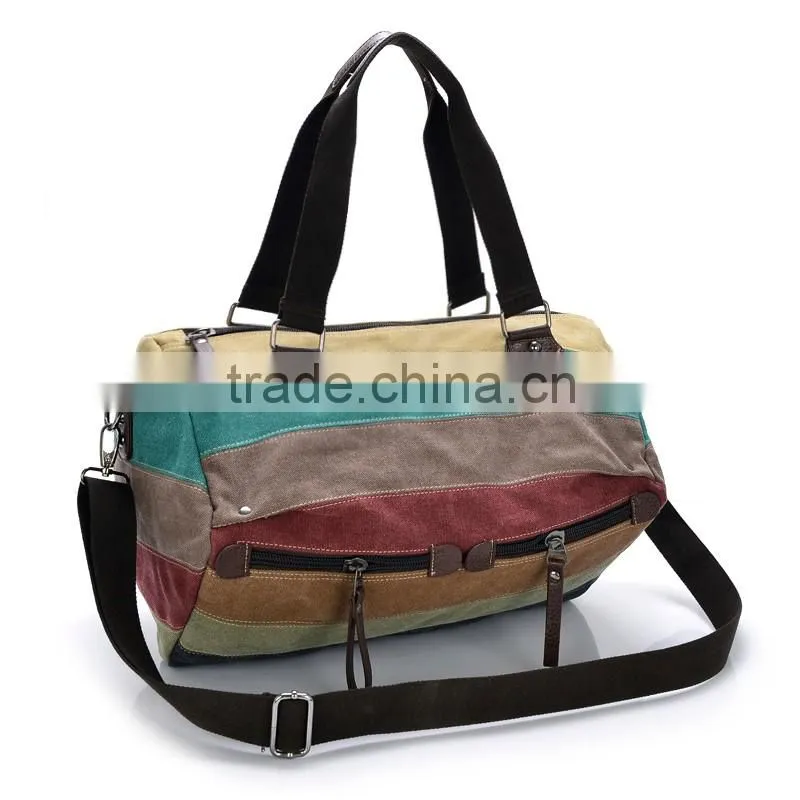 2016 wholesale leisure single shoulder canvas retrostyle handbags
