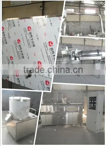 Man-made rice processing line