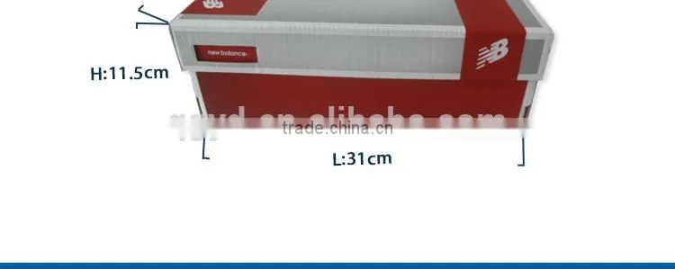 custom printed cardboard shoe box wholesale