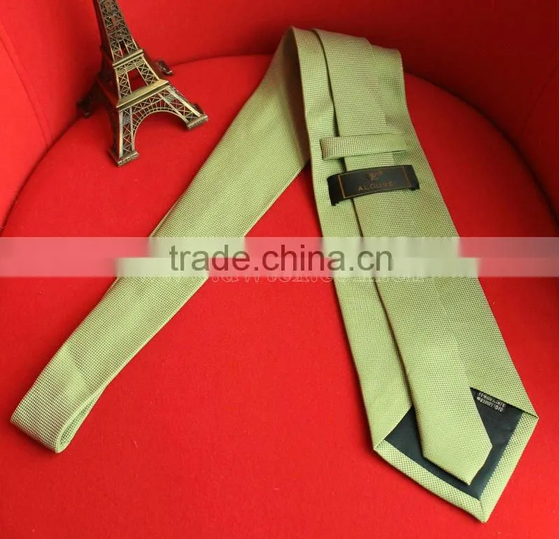 Polyester solid color ties for men