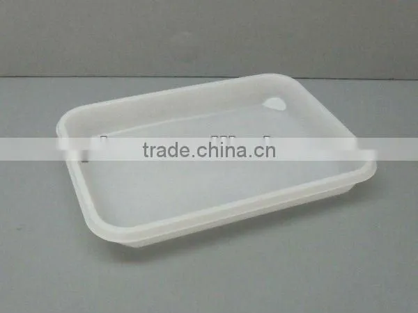 Large square plastic trays