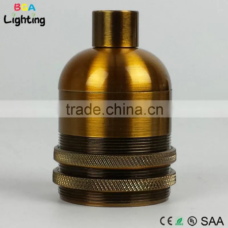 E27 Vintage Aluminum Electric Socket for pendant lamp