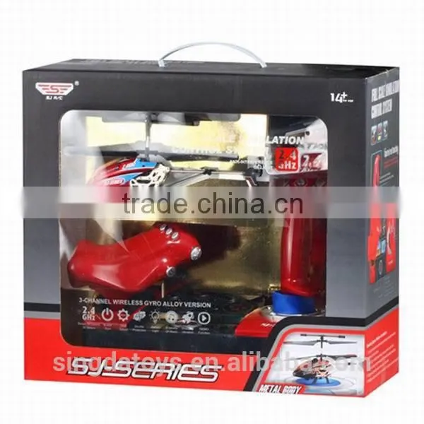 Hot SJ998 2.4G Remote Control 3.5CH Helicopter With Controller Pad & Simulative Sound Effect