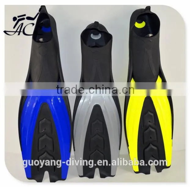 2015 hot sale cool diving fin swimming set for adult free diving fin F05