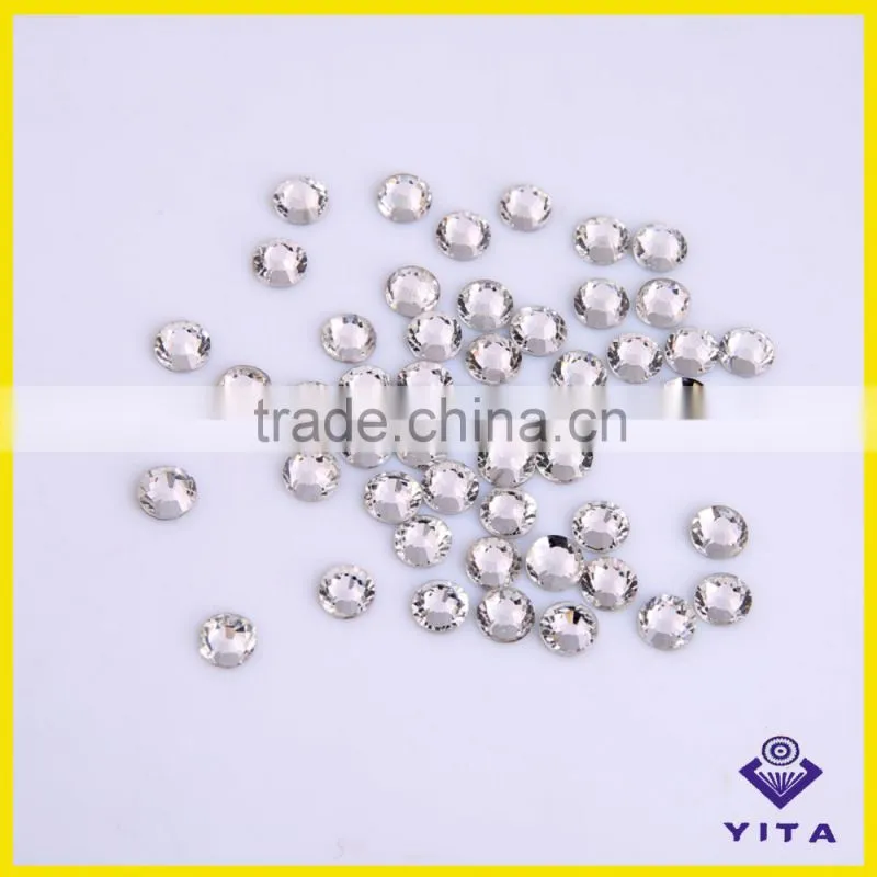 SS3-SS30 non hitfix white flatback rhinestone for dress,nail design