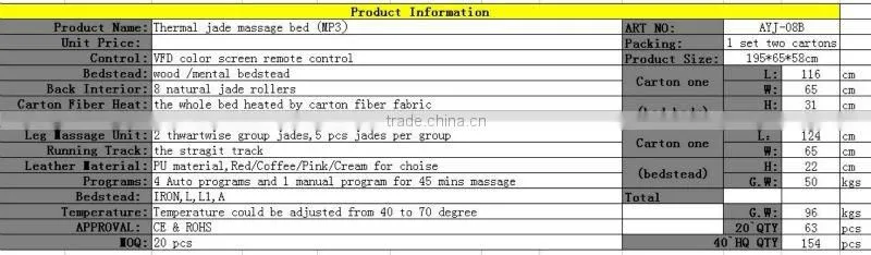 cheap ceragem factory price automatic massage bed