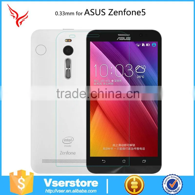 Factory supply smartphone accessories 9H 0.3mm 2.5D tempered glass screen protector for ASUS 2mini