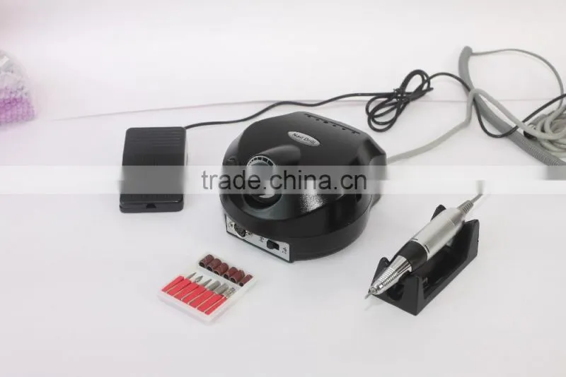 Professional Nails Salon Manicure Red electric nail drill File Machine 30000 rpm