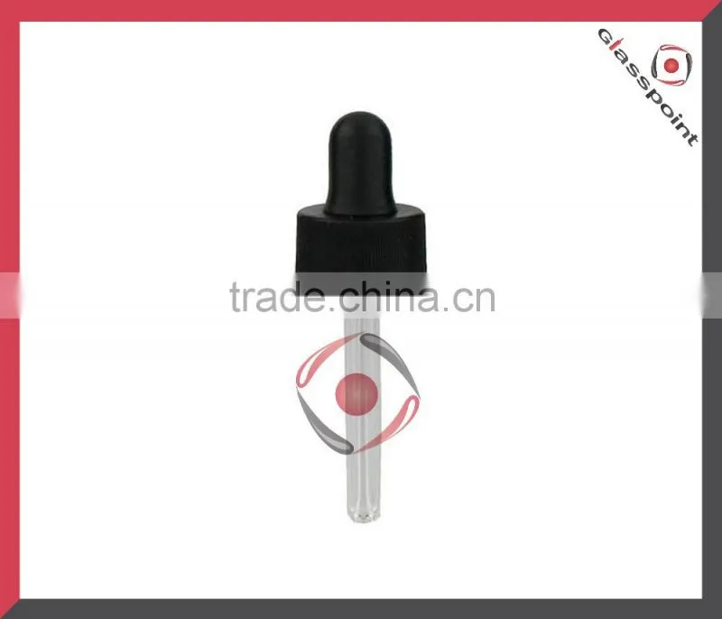 Tamper evident plastic cap with glass dropper, China Manufacturer