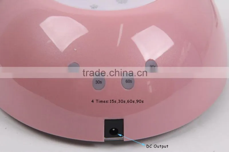 Professional Salon Equipment Pink ABS Housing Mirror Reflector CCFL Nail LED UV Lamp