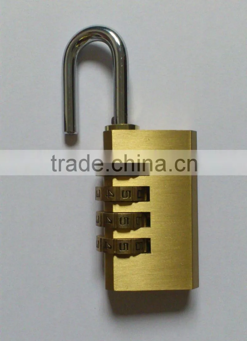 Baggage, Luggage Solid Brass Combination Padlock, Number Lock