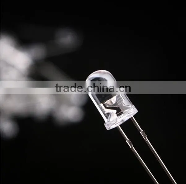 5mm LED Diode Green/Yellow/White/Blue/Red Light Discrete LED Bulb Light Luminous