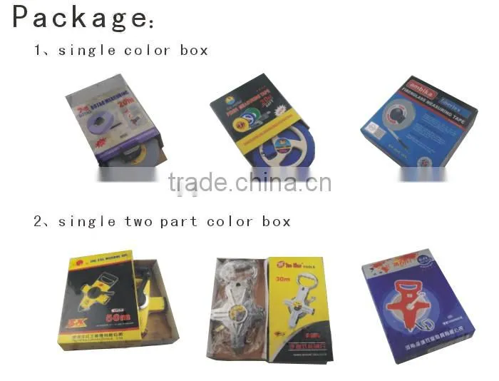 2015 new model easy use long Tape Measure,fibergalss measuring tape