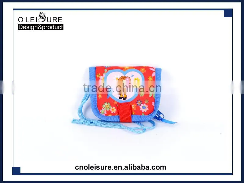 Manual printing change purse Draw string zero wallet jitney bag