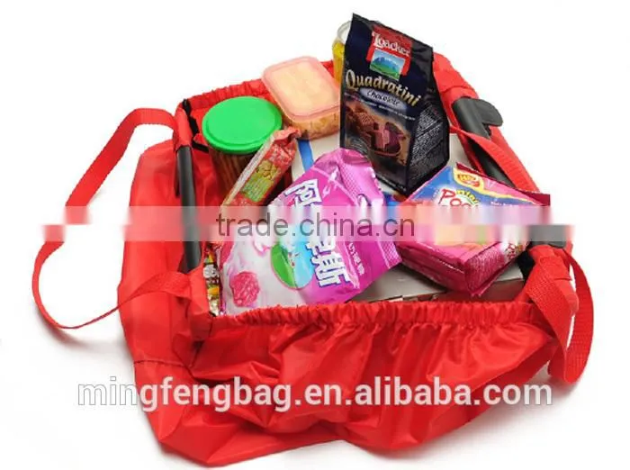Custom High Quality Fashionable Oxfold Foldable Eco Friendly Large Capacity Tote Supermarket Shopping Bag