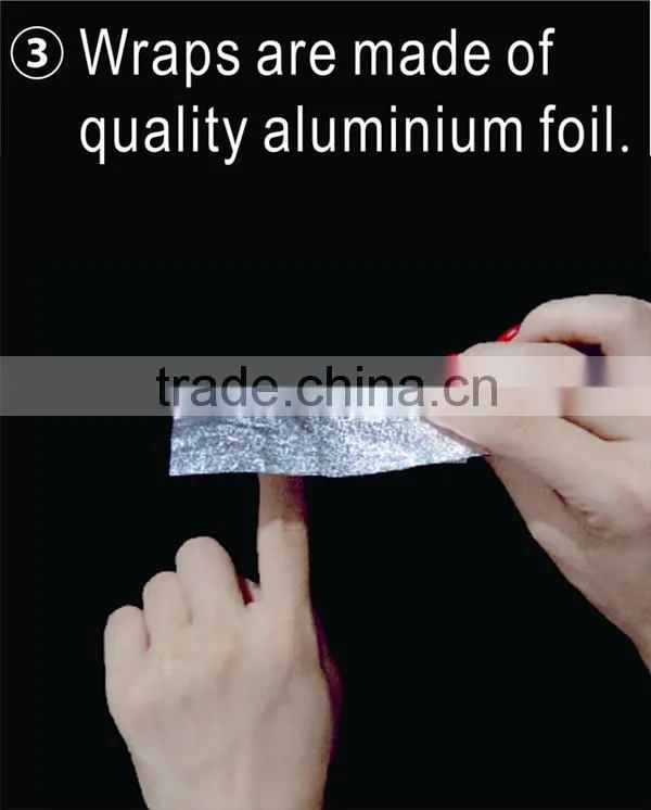 hot sell nail wrapper remove aluminium foil sheet
