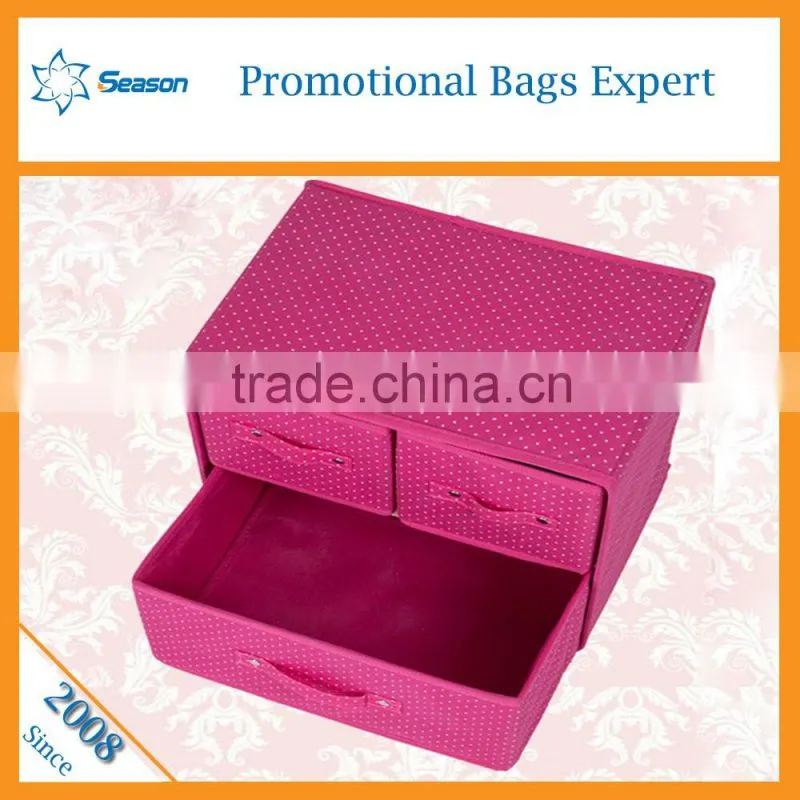 Ooem non woven fabric foldable storage box clothes storage box containing box