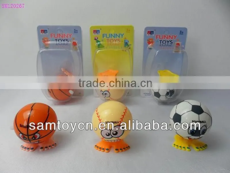 3Pcs can customize wind up jump ball toy