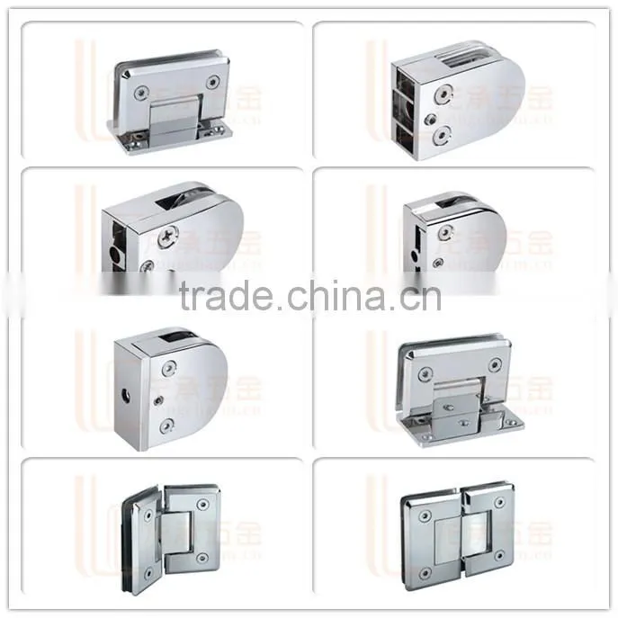 Zinc alloy chromium clips for glass clip frame