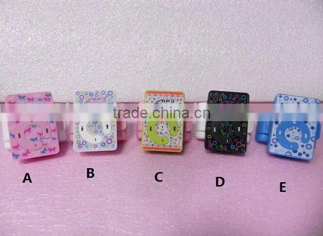 colorful cheap plastic mp3 player mini clip 8gb mp3