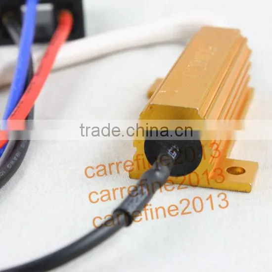 50W H4 LED error canceller H4 LED warning canceller Decoder cables wiring harness