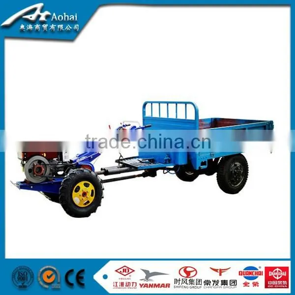 Farm trailer implement mini walking tractor trailer for sale