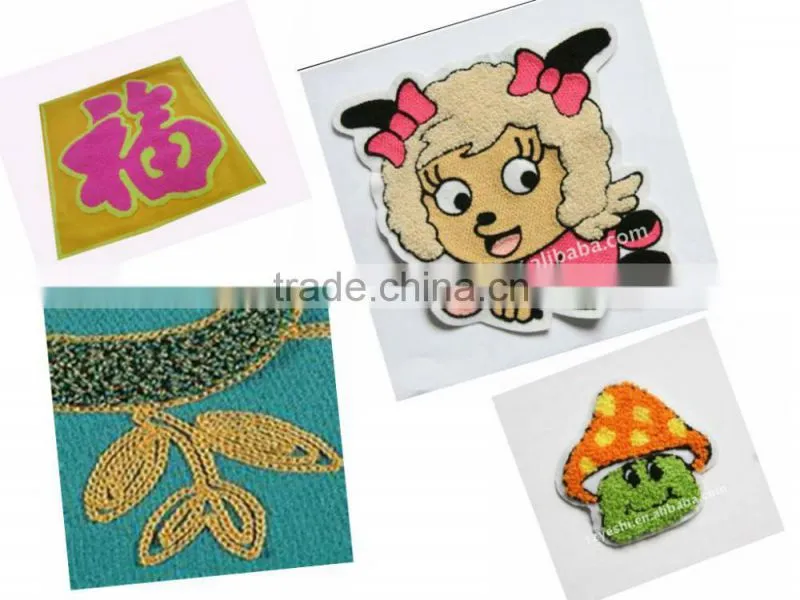 single head chain stitch embroidery machine, multi purpose chenille embroidery computer machine