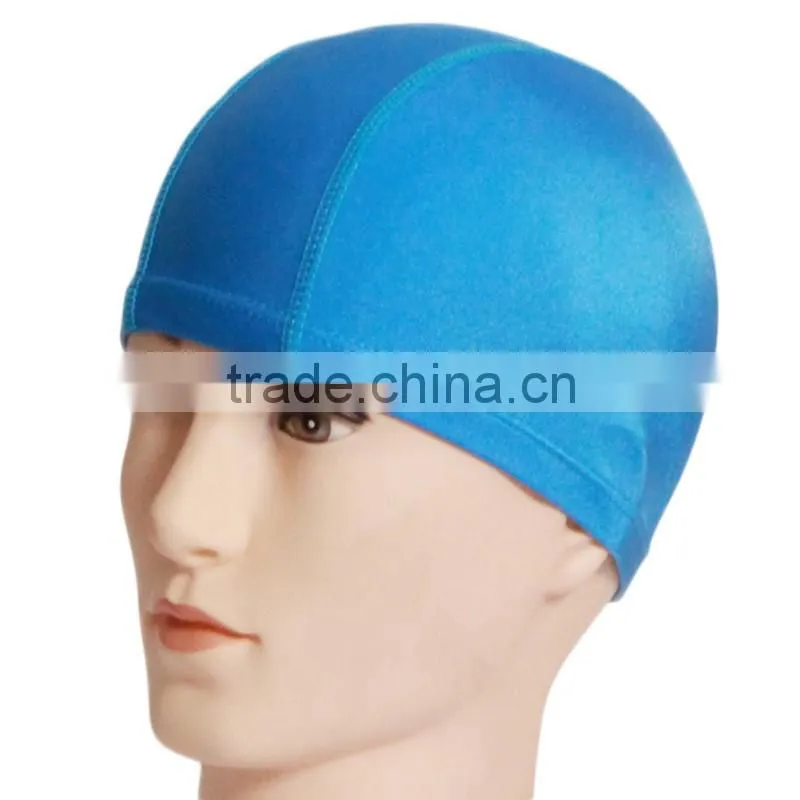 Low MOQ make a printing design your own funny adult custom silicone swim cap,silicon swimming cap