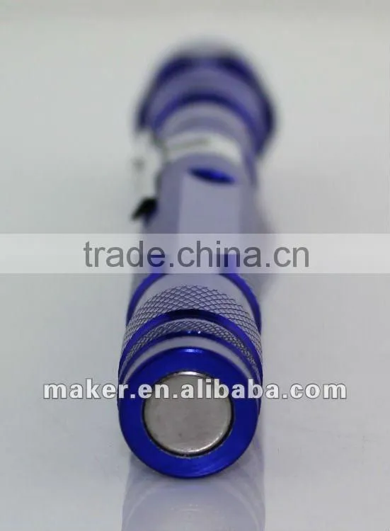 3LED telescopic torch with rotate mirror head