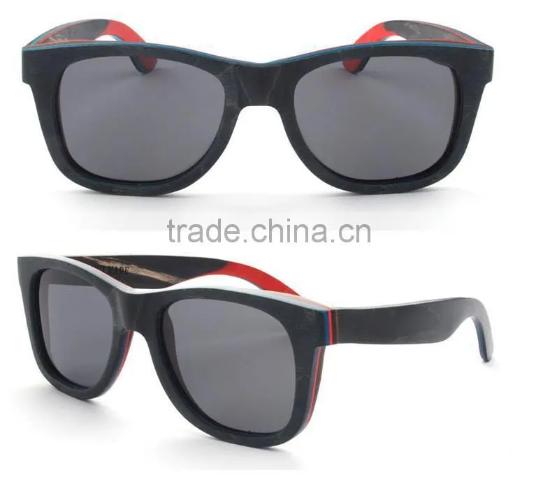 China Wholesale Sunglasses, Laminated Wood Sunglasses