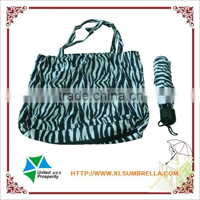 zebra stripes convenient handbag umbrella