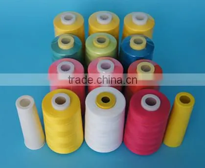 Low Shrinkage Feature and 100% Polyester Material cheap sewing thread