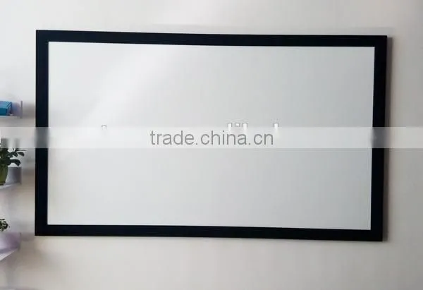 Home Use Velvet planted frame screen 200" fixed wall Frame projector screen