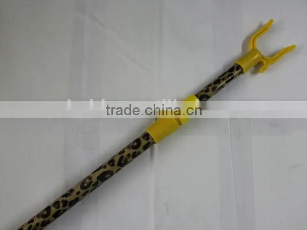 PVC cover and powder coating Telescopic cloth hanger fork with high quanlity