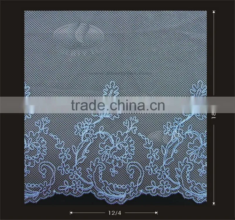 POLYESTER SIMPLE CORD EMBROIDERY LACE