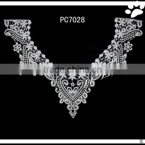 polyester pair collar lace for clothes(PC7023)