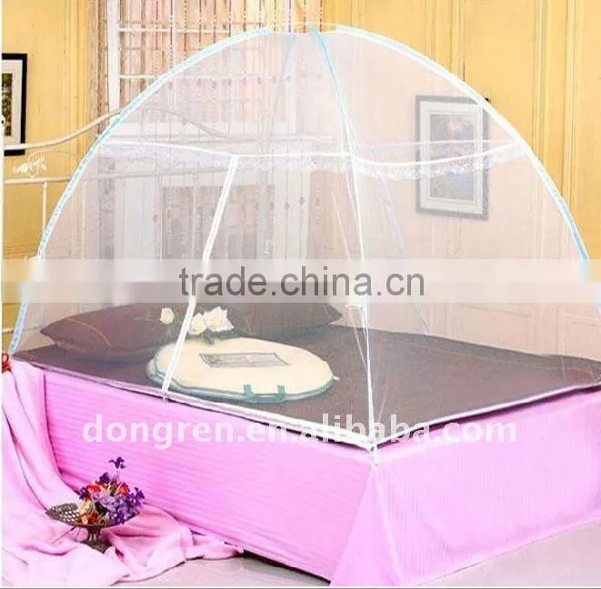 high quality pink folding mosquito net(the best)