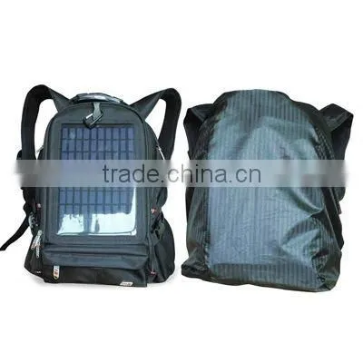 Genuine mobile power 5.5W solar bag charger travel bag computer bag mobile power