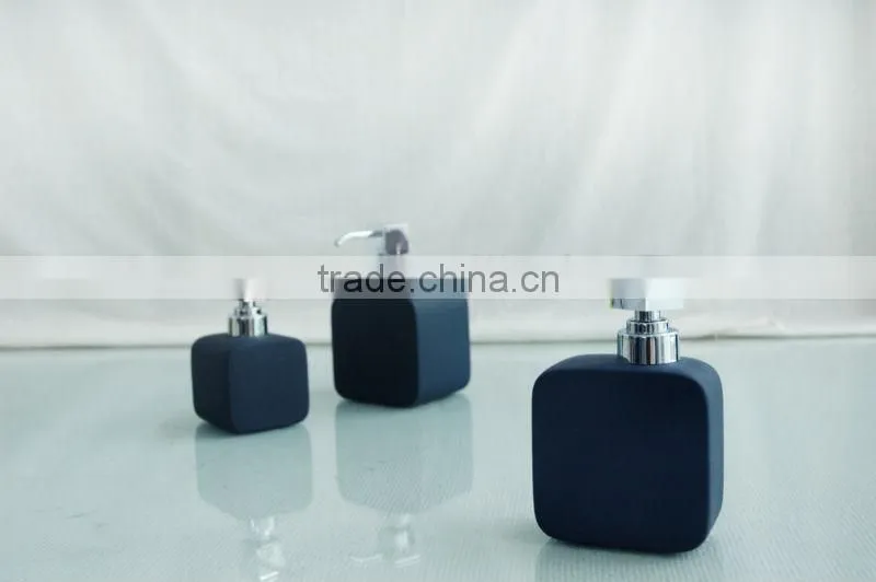 colorful bathroom accessory set