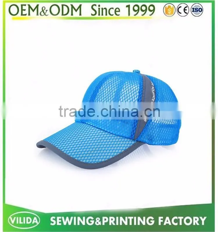 Custom Mesh Running Cap/Mesh Sports Hat Baseball cap/Dry Fit Running Hat