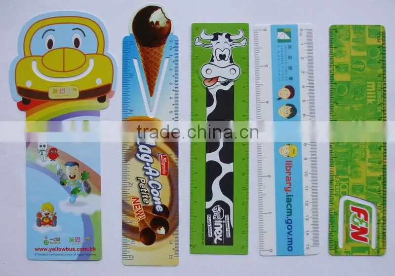 OEM Factory - gold stamping print logo rulers, flexible pvc ruler, custom soft ruler, clear plastic ruler