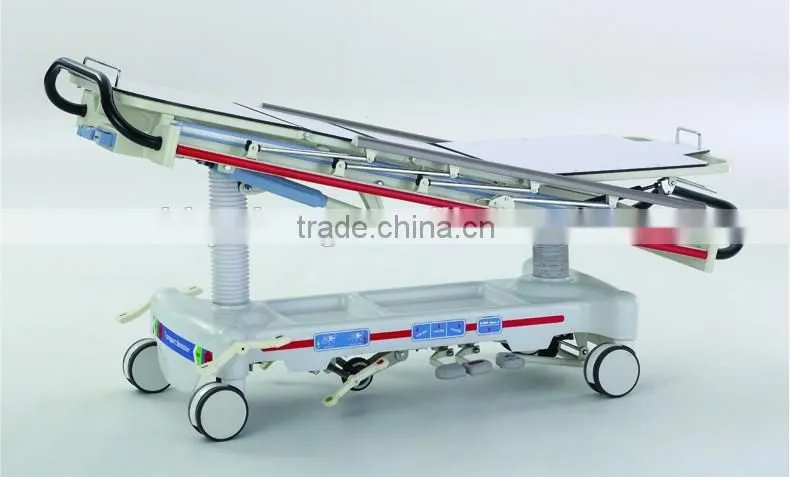 2016 E-8 muli-function hydraulic stretcher, medical stretcher, icu stretcher, hospital stretcher prices