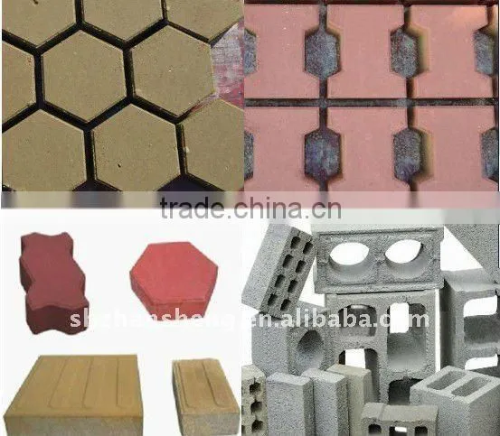 kerb brick machine QT9-15 not clay machine
