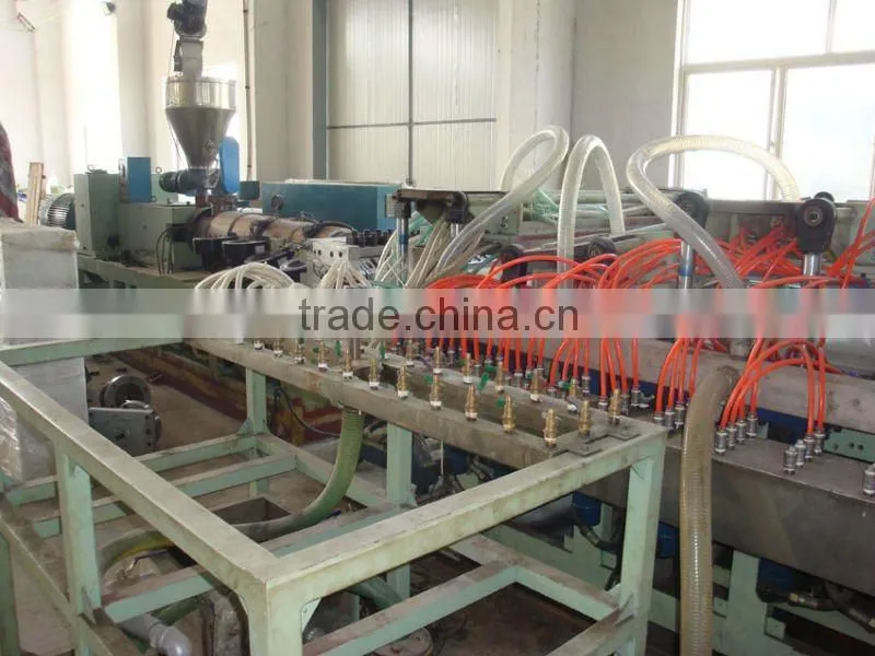 Plastic PVC Windowsill Profile making machine / wpc plastic machine
