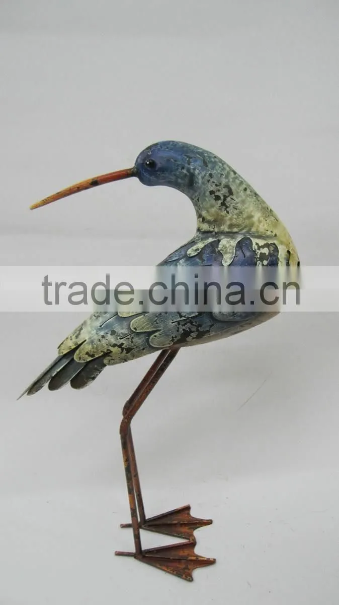 metal garden sculpture birds for garden ornament