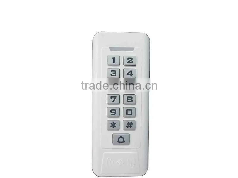 Wiegand plastic rfid keypad reader in access control system