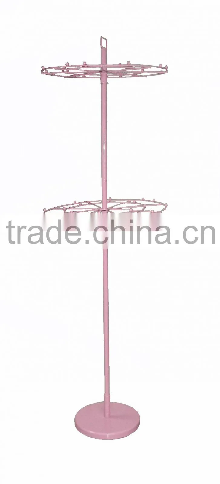 Newest fashion double bar clothes drying rack with wheel